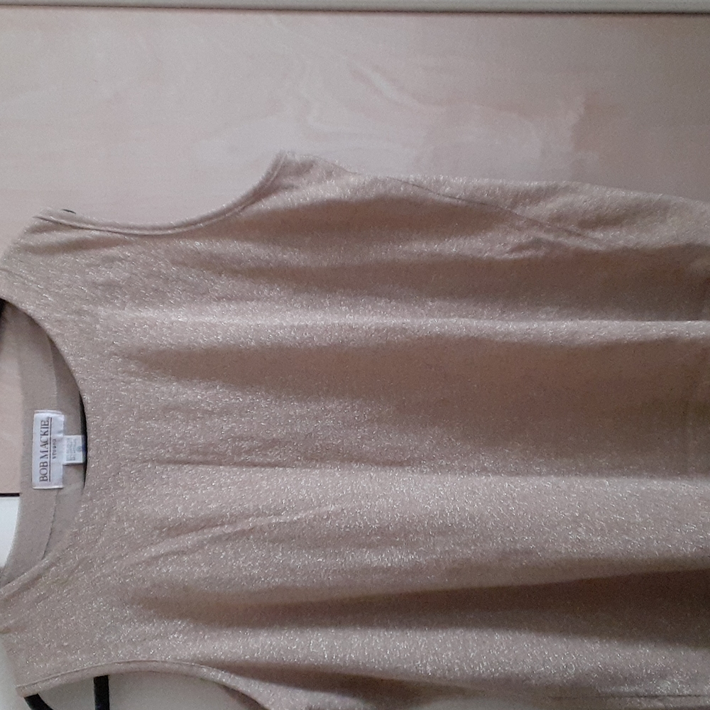 Gold Sleeveless Shirt